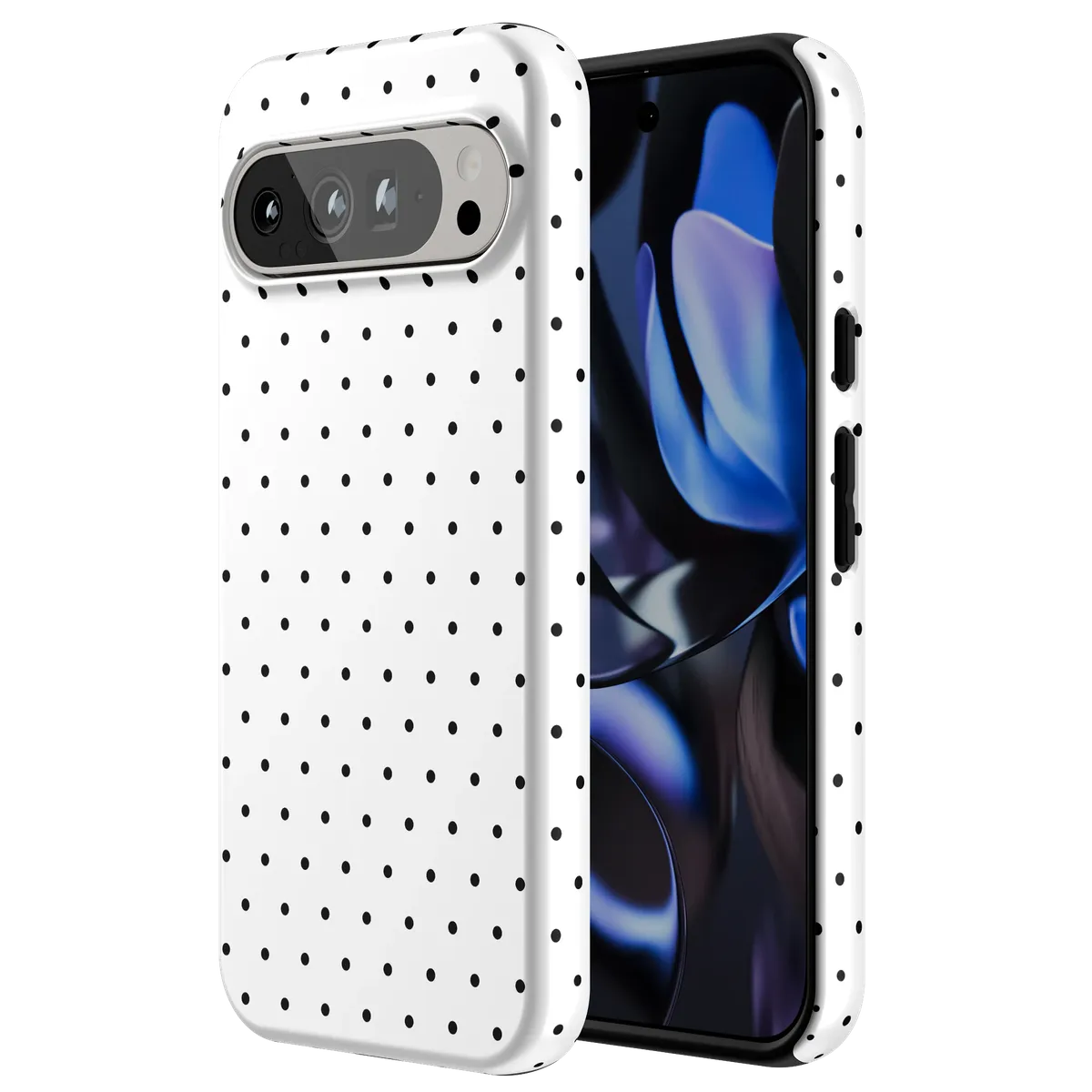 On the Dot | Black Polka Dot Case