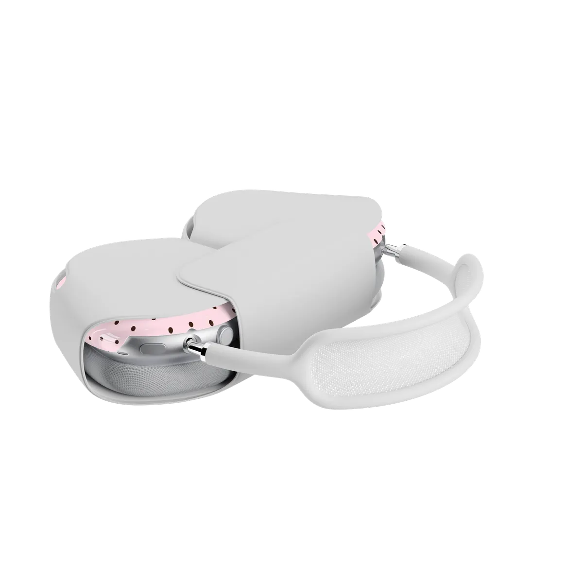 On the Dot | Pink Polka Dot AirPods Max Case