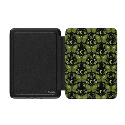 Mystic Moths | Green Twilight Kindle Case