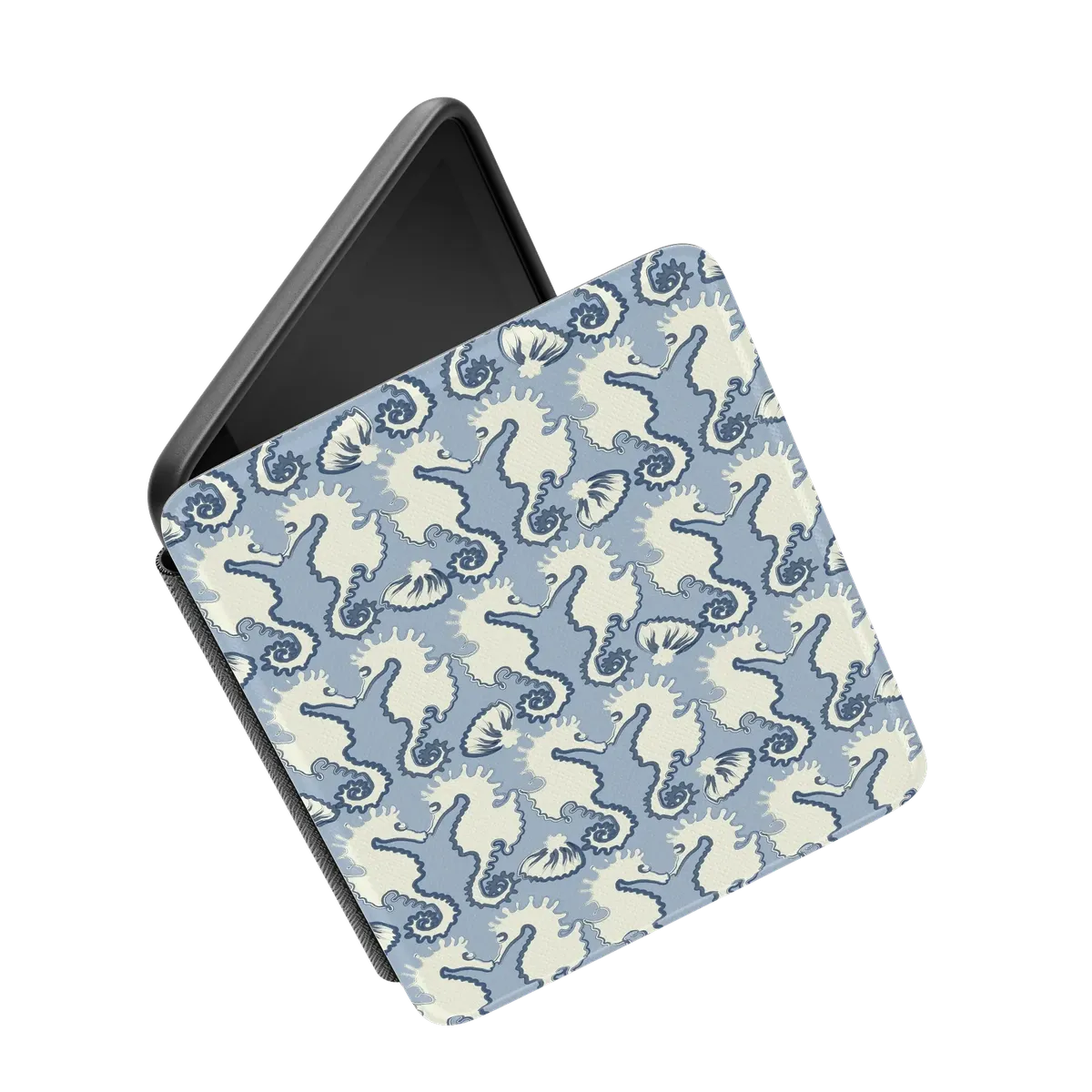 Seahorse Drift | Coastal Blues Kindle Case