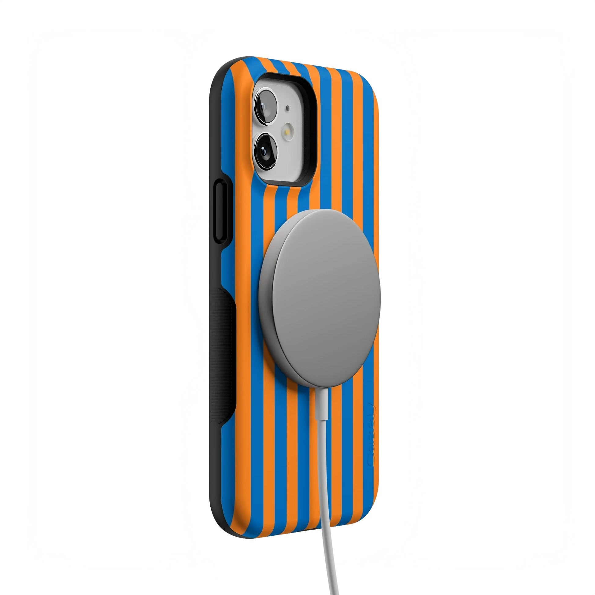 Go New York | Blue & Orange Stripes Case