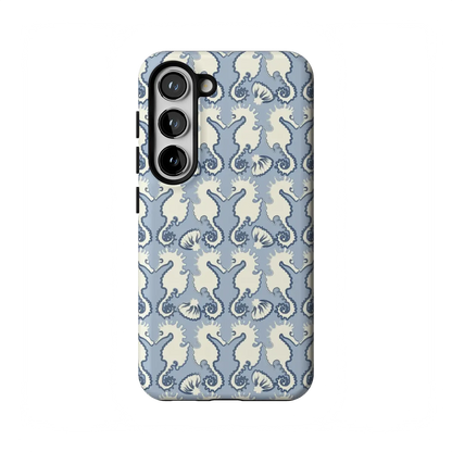Seahorse Drift | Coastal Blues Case - Galaxy S23