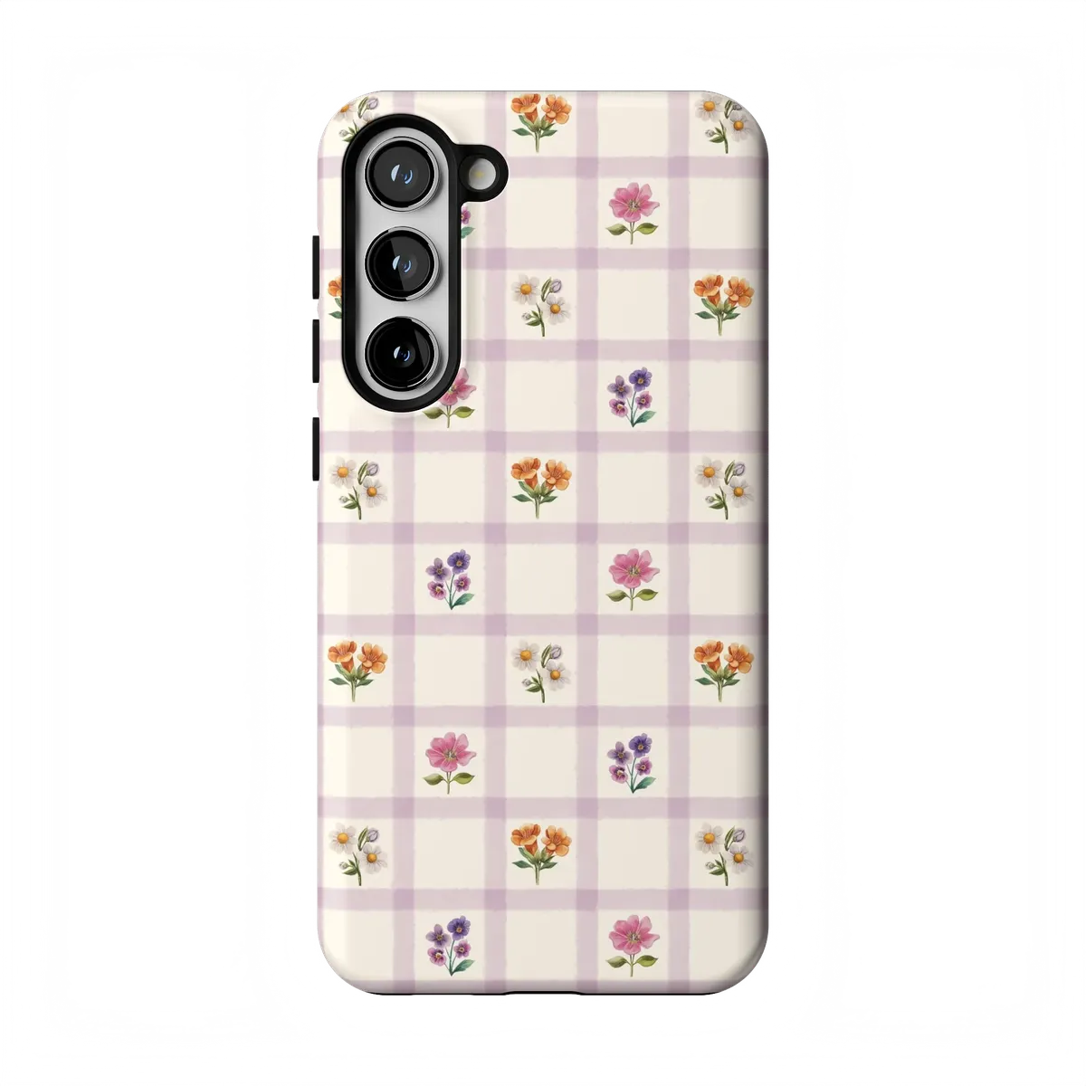 Meadow Check | Floral Gingham Case