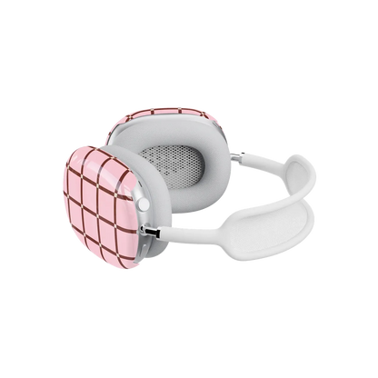 Uptown Gridlock | Pink Checkerboard AirPods Max Case