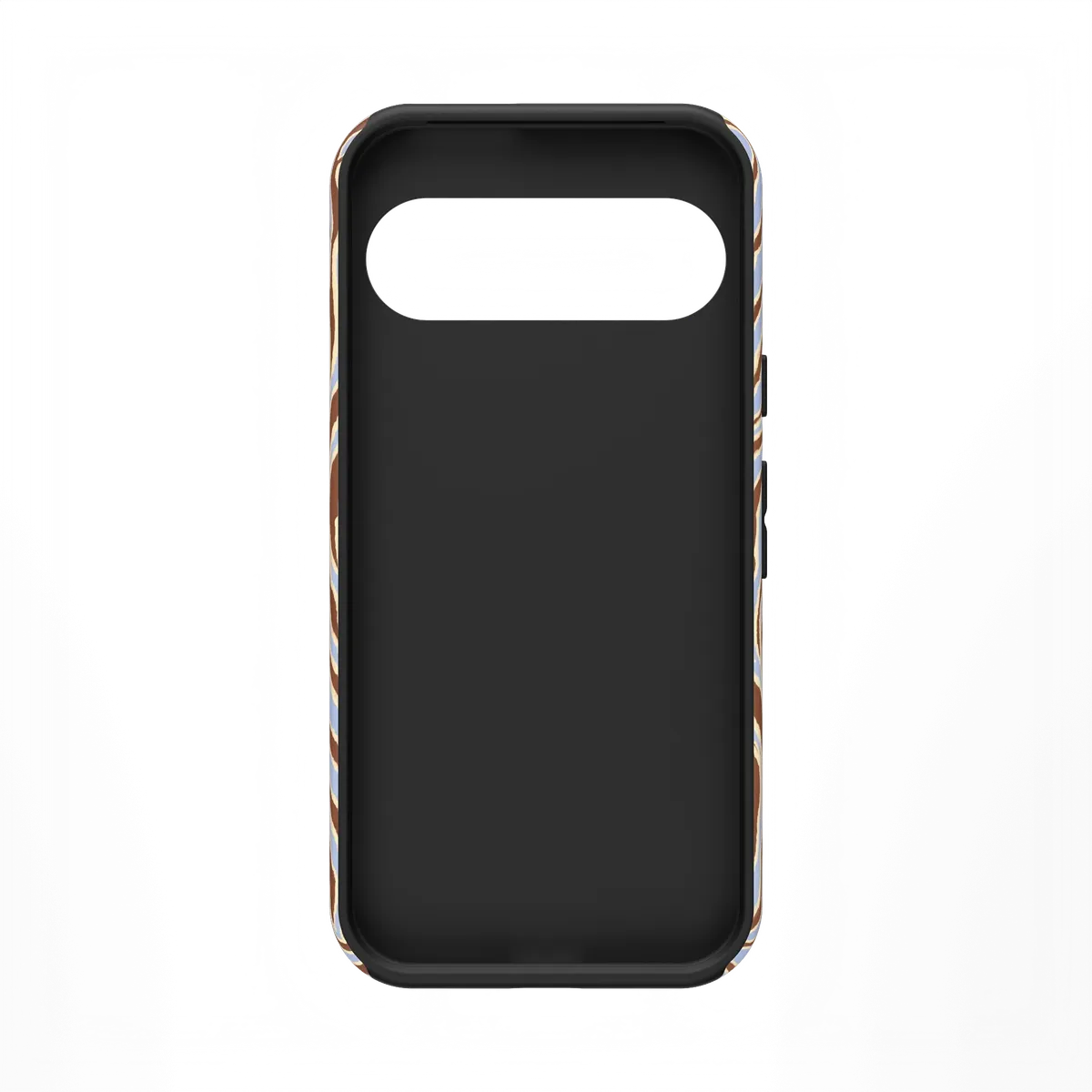 Untamed | Brown & Blue Zebra Case