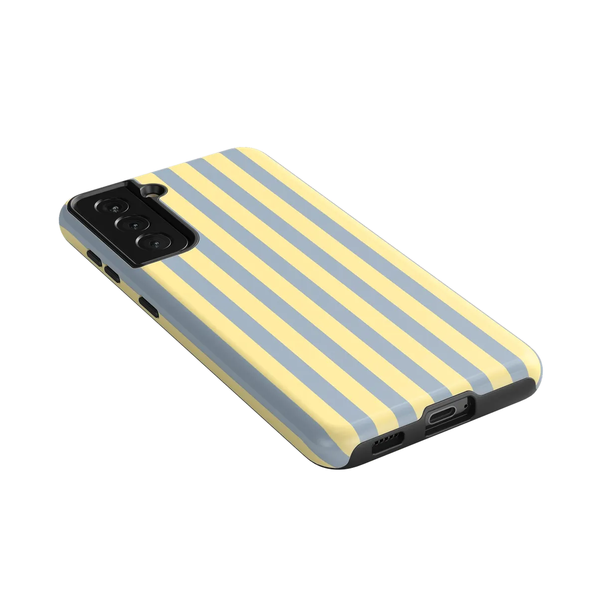 Coastline Stripes | Blue & Yellow Case