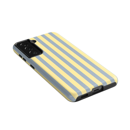 Coastline Stripes | Blue & Yellow Case