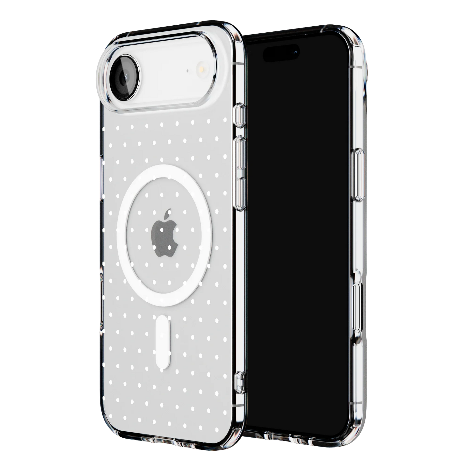 On the Dot | White Polka Dot Case